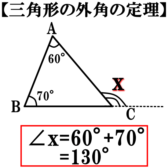 定理 外角 の 【3分なるほど！】三角形の内角、外角の性質について解説！